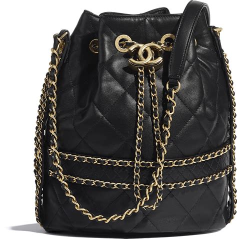 chanel lambskin drawstring bag